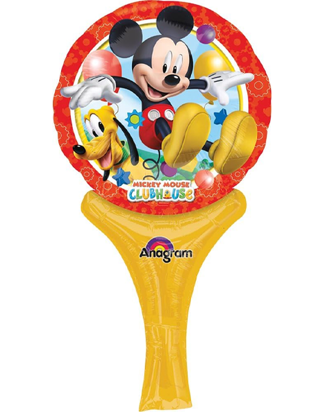 12in Anagram Mickey Mouse Inflate-a-Fun Balloon - Joker Party Supply