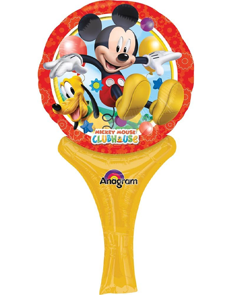 12in Anagram Mickey Mouse Inflate-a-Fun Balloon - Joker Party Supply