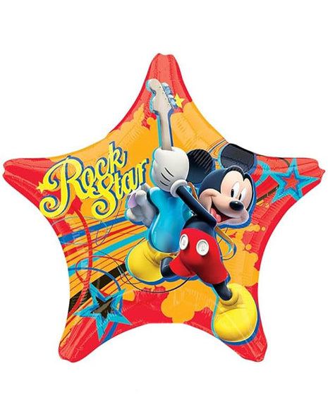 Globo de Mickey Rock Star con anagrama de 18 pulgadas