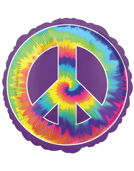 32in Anagram Feeling Groovy Peace Balloon - Joker Party Supply