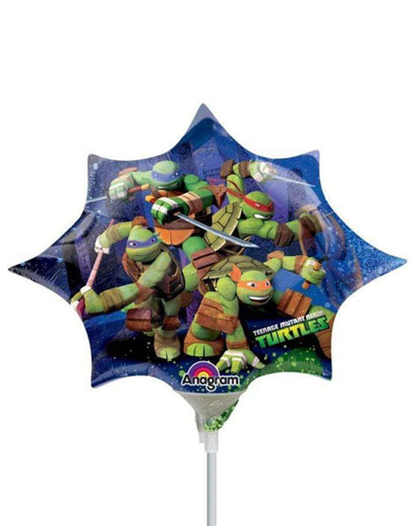 Globo de 14 pulgadas con anagrama de las Tortugas Ninja (requiere sellado térmico)