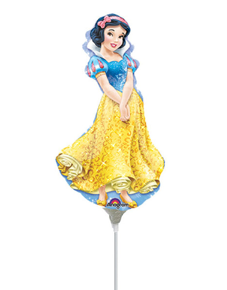 Globo con anagrama de Blancanieves de 14 pulgadas (se requiere sellado térmico)