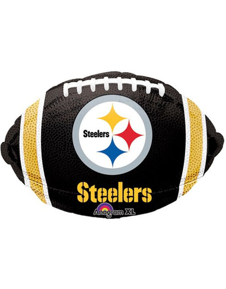Globo de fútbol americano de los Pittsburgh Steelers con anagrama de 18 pulgadas