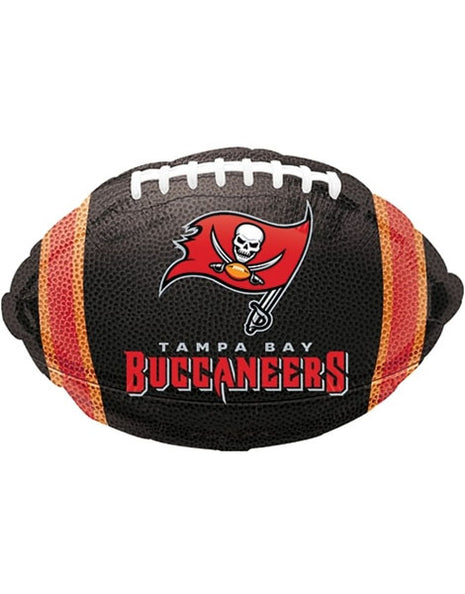 Globo de fútbol americano Tampa Baby Buccaneers de 18 pulgadas con anagrama