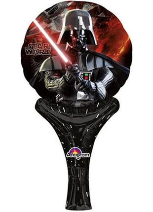 12in Anagram Star Wars Darth Vader Inflate-A-Fun Balloon - Joker Party Supply