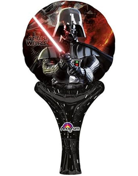 12in Anagram Star Wars Darth Vader Inflate-A-Fun Balloon - Joker Party Supply