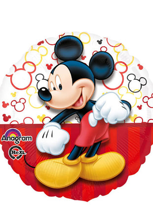 Globo de Mickey Mouse con anagrama de 18 pulgadas