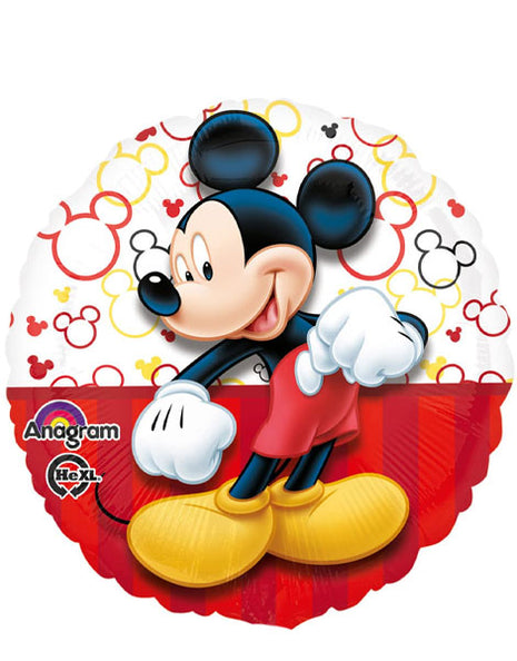 Globo de Mickey Mouse con anagrama de 18 pulgadas
