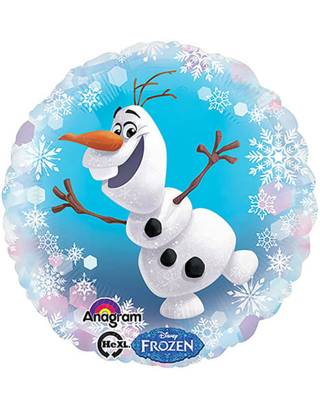 Globo de Olaf con anagrama de Frozen de 18 pulgadas
