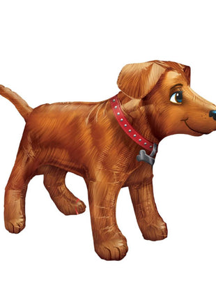 36in Anagram Golden Dog Balloon - Joker Party Supply