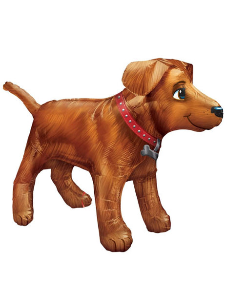 36in Anagram Golden Dog Balloon - Joker Party Supply