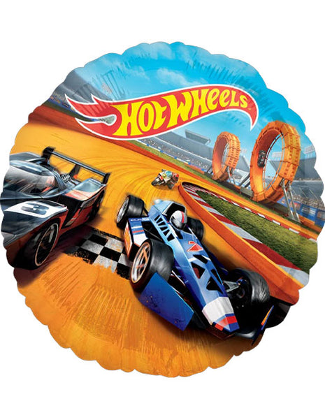 Globo de Hot Wheels con anagrama de 18 pulgadas