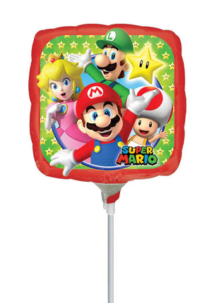 Globo de Super Mario Bros. con anagrama de 9 pulgadas (se requiere sellado térmico)