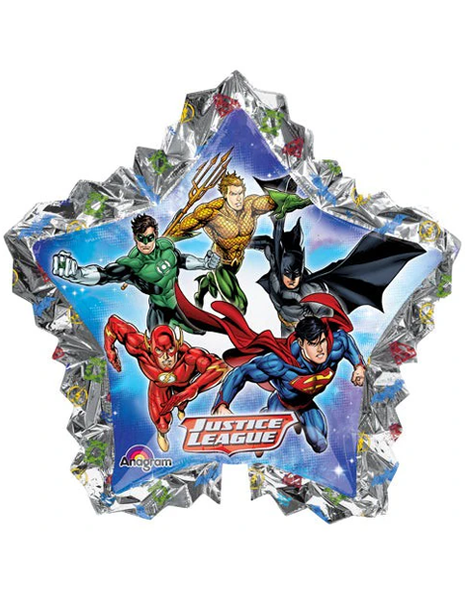 34in Anagram Justice League Shape Balloon - Joker Party Supply