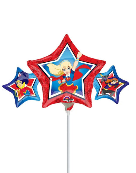 Globo de 14 pulgadas con anagrama de DC Super Hero Girls (se requiere sellado térmico)