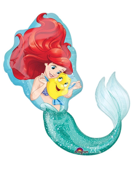 34in Anagram Little Mermaid Balloon - Joker Party Supply