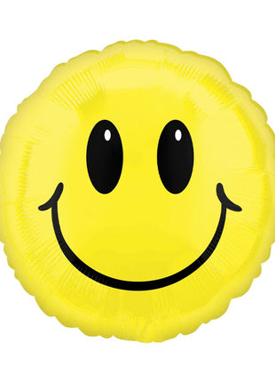 Globo con cara sonriente y anagrama de 28 pulgadas