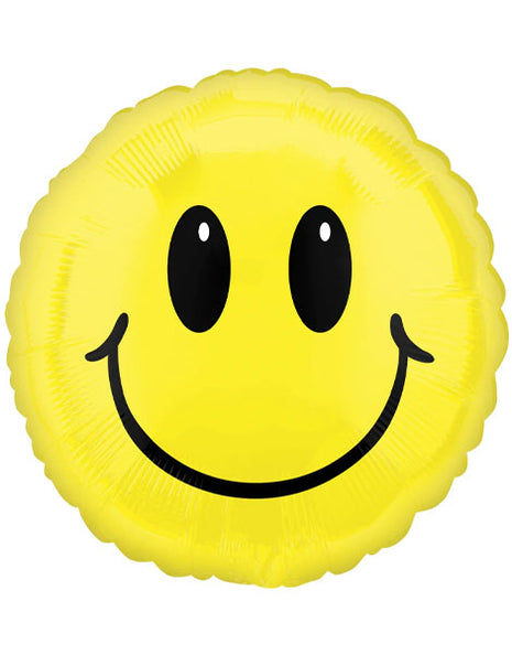 Globo con cara sonriente y anagrama de 28 pulgadas