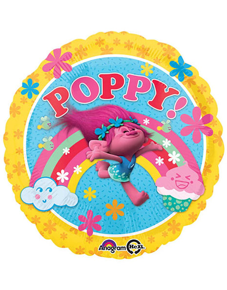 Globo de anagrama de Trolls Poppy de 18 pulgadas