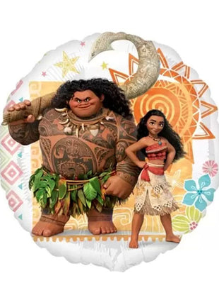 Globo de Moana con anagrama de 18 pulgadas