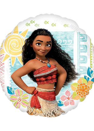 Globo de Moana con anagrama de 18 pulgadas