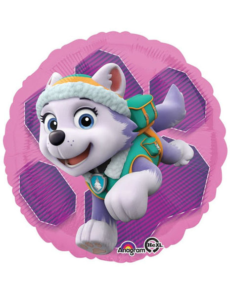 Globo de Skye/Everest de la Patrulla Canina con anagrama de 18 pulgadas