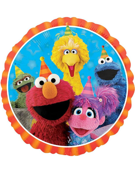 Globo de anagrama de Barrio Sésamo de 18 pulgadas