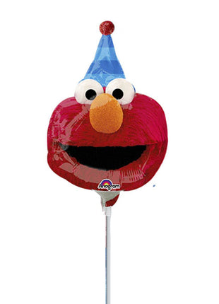 Globo de 14 pulgadas con anagrama de Elmo y el Monstruo Comegalletas (se requiere sellado térmico)
