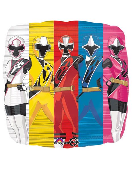 Globo de acero Ninja de los Power Rangers con anagrama de 18 pulgadas