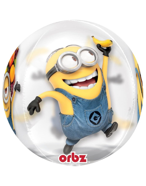 16in Anagram Despicable Me Orbz Balloon - Joker Party Supply