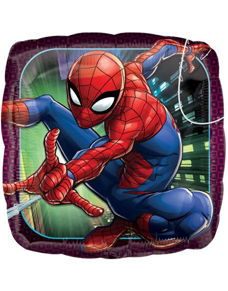 Globo animado de Spiderman con anagrama de 18 pulgadas