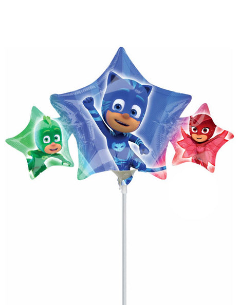 Globo de 14 pulgadas con anagrama de PJ Masks (requiere sellado térmico)