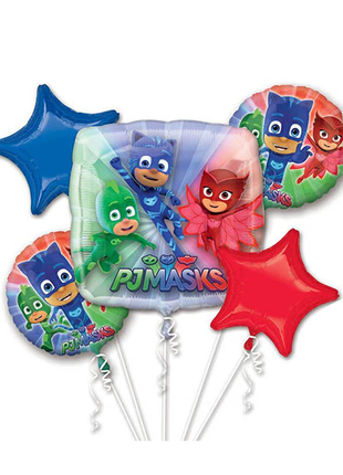 Anagram PJ Mask Bouquet Balloons 5pc - Joker Party Supply