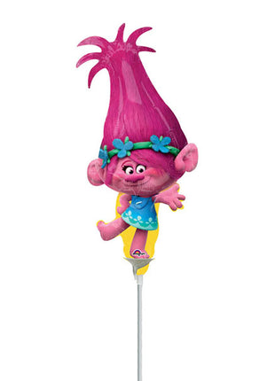 Globo de 14 pulgadas con anagrama de Poppy Trolls (se requiere sellado térmico)