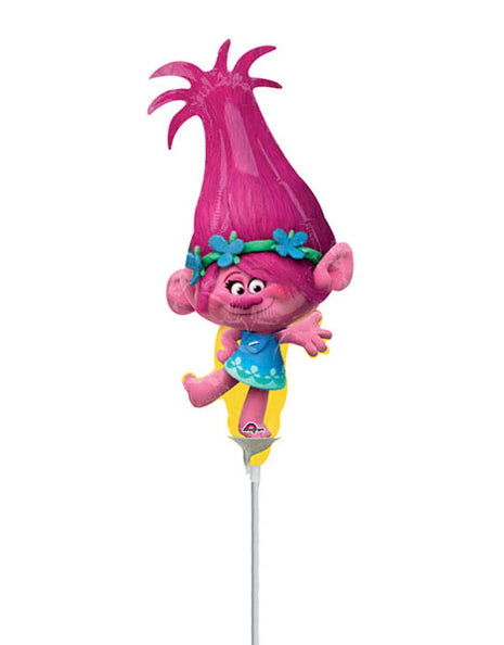 Globo de 14 pulgadas con anagrama de Poppy Trolls (se requiere sellado térmico)