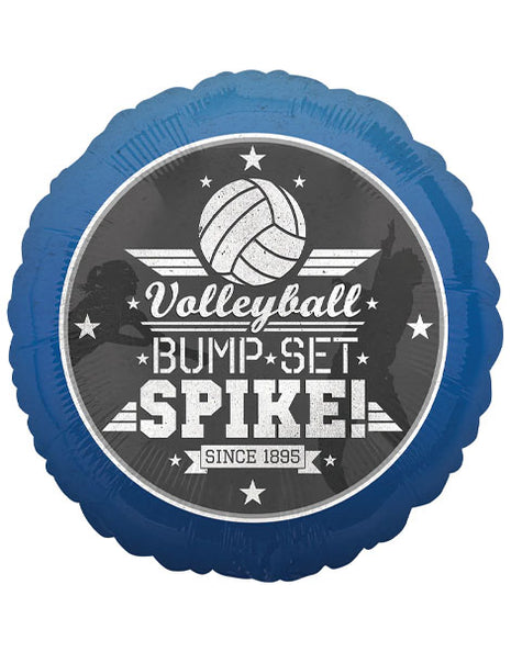 Globo con anagrama de voleibol de 18 pulgadas 
