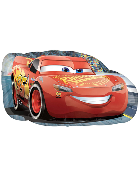30in Anagram Cars Lighting McQueen Balloon - Joker Party Supply