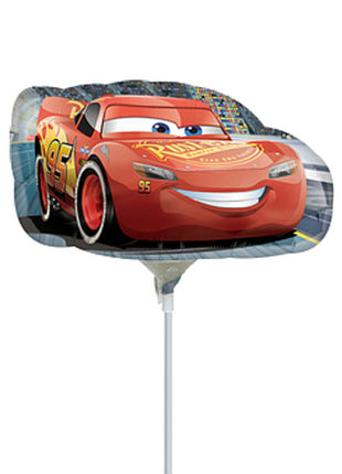 Globo de Rayo McQueen de Cars con anagrama de 14 pulgadas (se requiere sellado térmico)