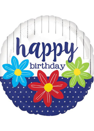 18in Anagram Happy Birthday Bright Sprinkles Balloon