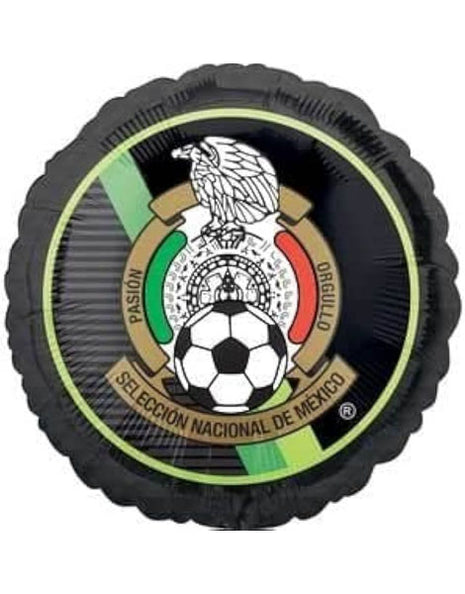 Globo de 18 pulgadas con anagrama de la selección nacional de fútbol de México