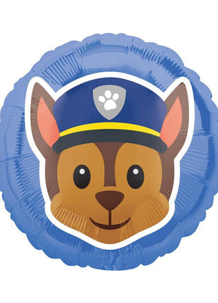 Globo con anagrama de 18 pulgadas de Chase de la Patrulla Canina
