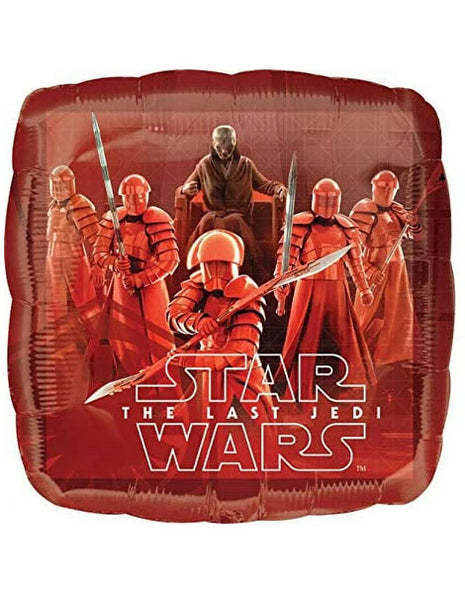 Globo con anagrama de Star Wars: Los últimos Jedi de 18 pulgadas