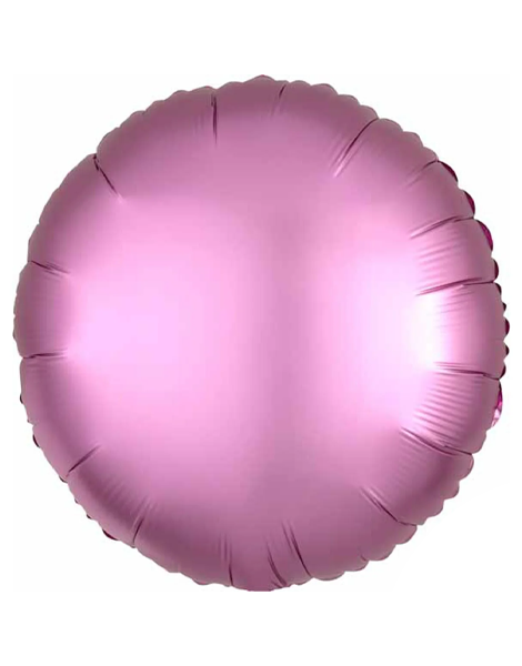 18in Anagram Satin Flamingo Round Balloon