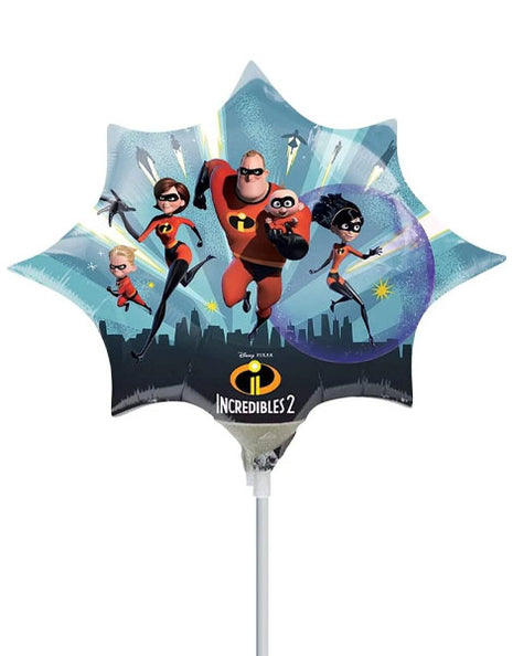 11in Anagram Incredibles 2 Balloon (Heat Seal Required)