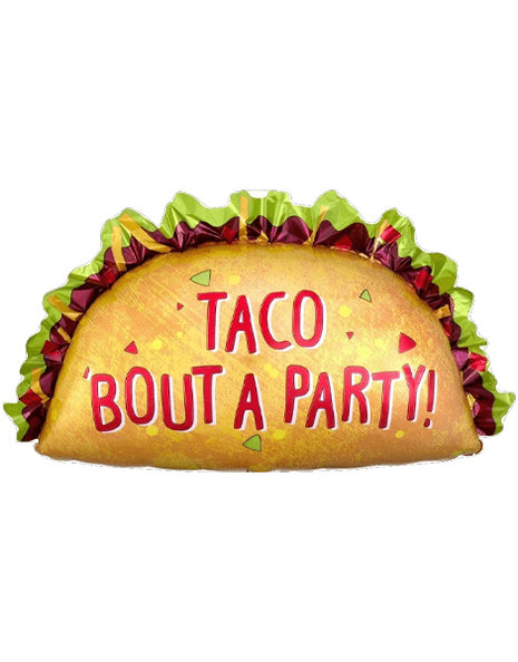 33in Anagram Taco Party Balloon - Joker Party Supply