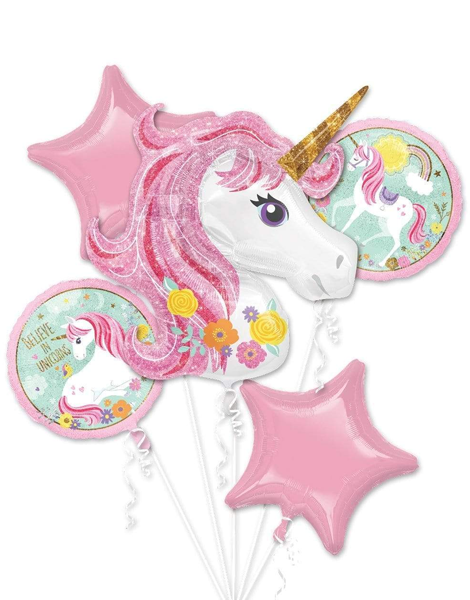 Anagram Magical Unicorn Balloon Bouquet Balloons - Joker Party Supply
