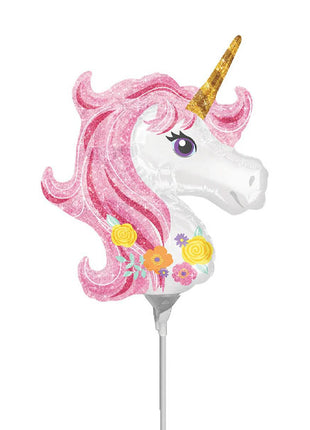 Globo de unicornio mágico con anagrama de 14 pulgadas (se requiere sellado térmico)