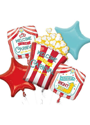 Globos de anagrama para carnaval (5 unidades)