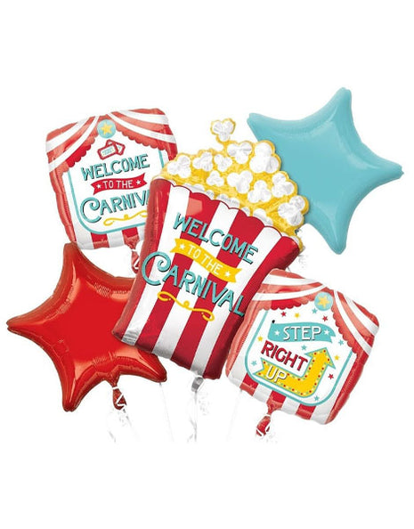Globos de anagrama para carnaval (5 unidades)