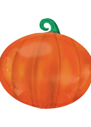 Globo de calabaza otoñal con anagrama de 18 pulgadas